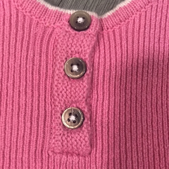 Baby Boden NWT Pink Fair Isle Bird Long Sleeve Sweater Dress size 6-9months - Picture 6 of 8